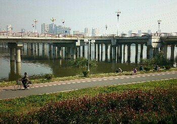 沂河桥下