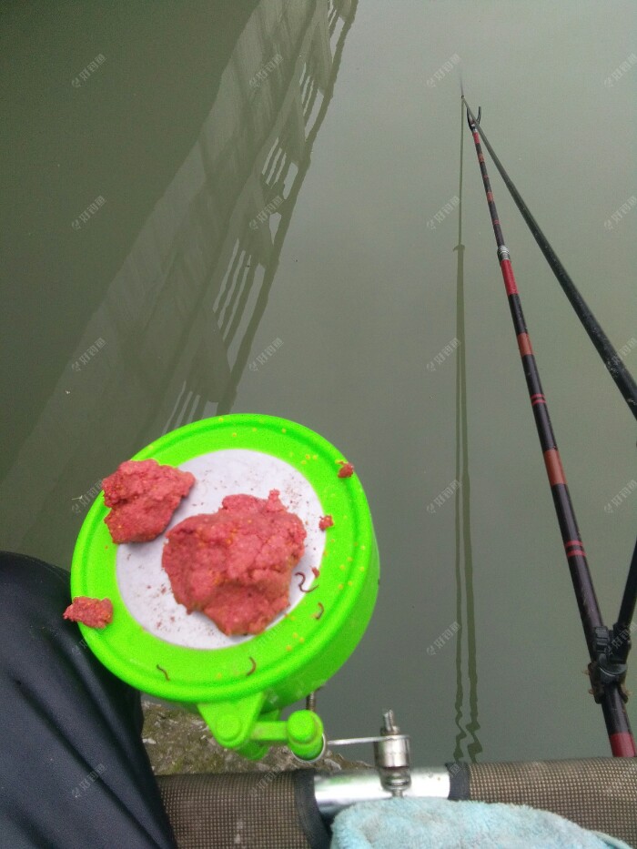 两种饵料，一种松散一种软粘