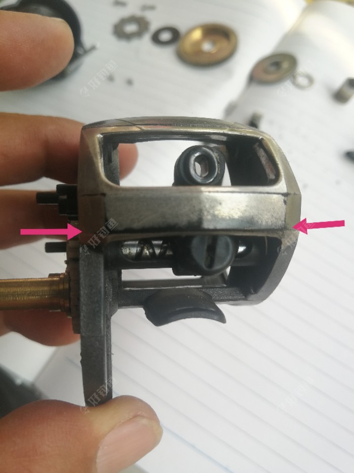 水滴轮上线时,出线口左右不摆动,自己维修